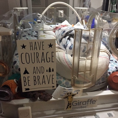 Printable Wall Art Boys Room Art Have Courage and Be Brave Quotes Sign ...