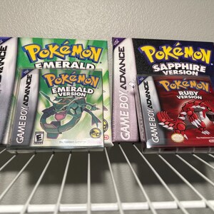 Pokemon Ruby Box for Game Boy Nintendo - US Version - HQ