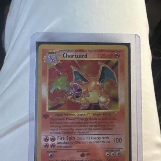 ポケモンカードゲーム Pokemon card Charizard Holo 1st ED #4 Amazon.com: Charizard - 4/102 - Holo Rare : Toys & Games