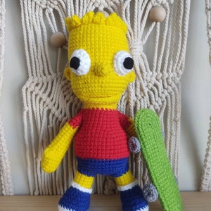 Amigurumi Crochet Pattern : Bart Simpson PDF File - Etsy
