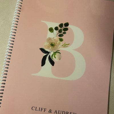 Personalized Initial Journal, Letter Notebook, Initial Notebook, Lined ...