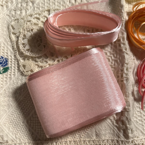 Organdy Ribbion Mokuba Organdy Ribbon With Satin Edges - Etsy
