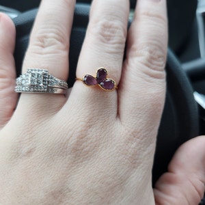 Customer photo from S, Custom Raw Gemstone Mothers Ring