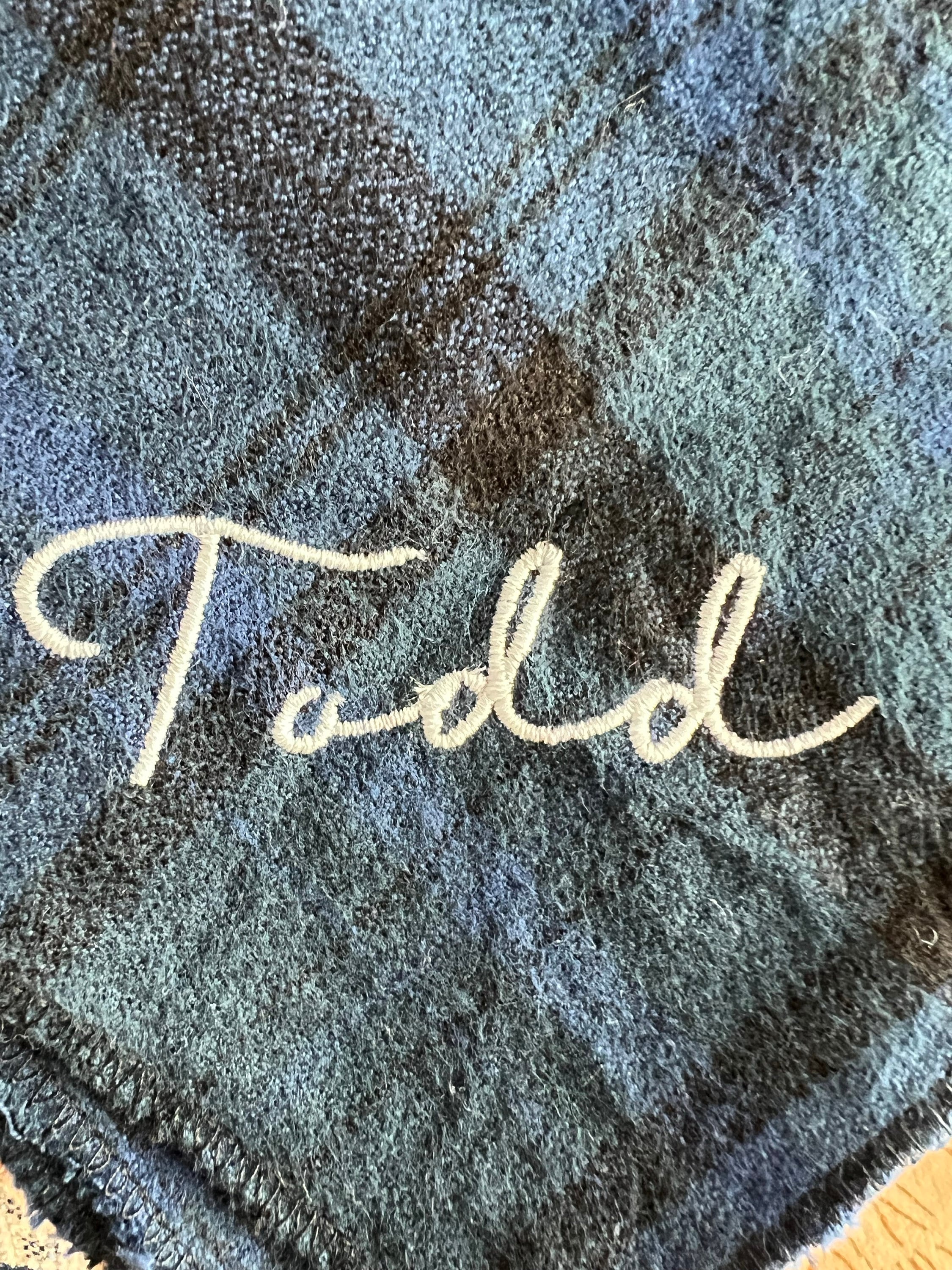 Customer photo for Ghosty with tails - Embroidery font