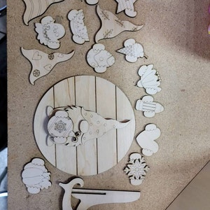 Gnome SVG Laser Cut File, Interchangeable Seasonal Gnome With Stand SVG ...
