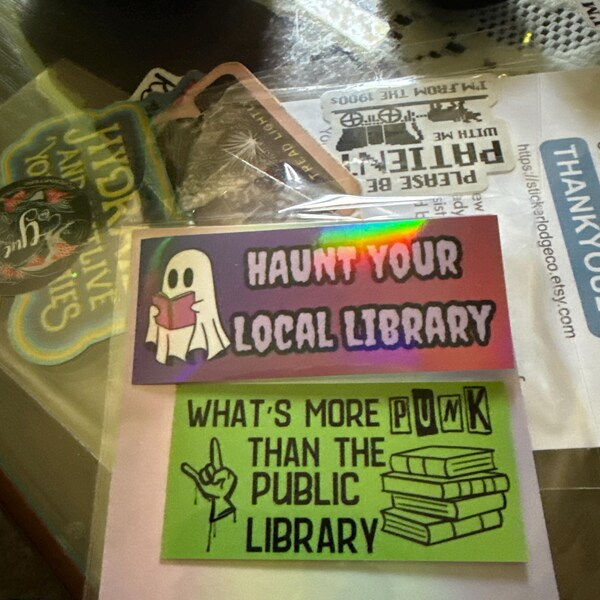 What’s More Punk Than the Public Library Vinyl Sticker - Etsy