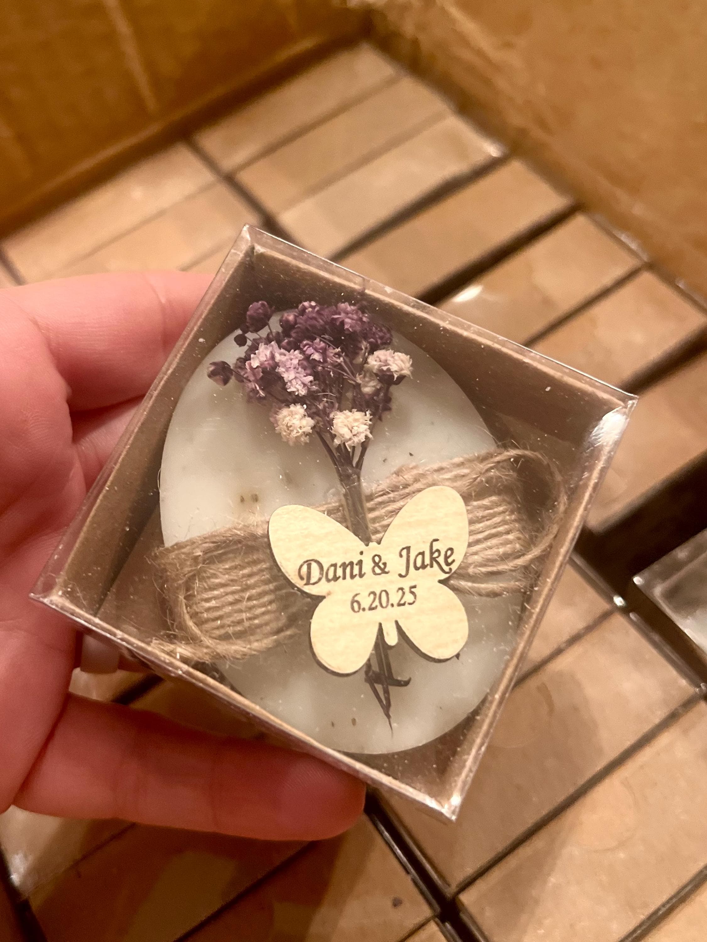50 PCS Custom Bulk Bridal Shower Soap Favors, Bulk Wedding Favors, Rustic & Unique Bridal Shower Favors, Custom Party Guest Soap Favors