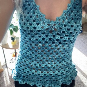 Crochet Top Pattern Sleeveless// Donna // Summer Crochet Pattern