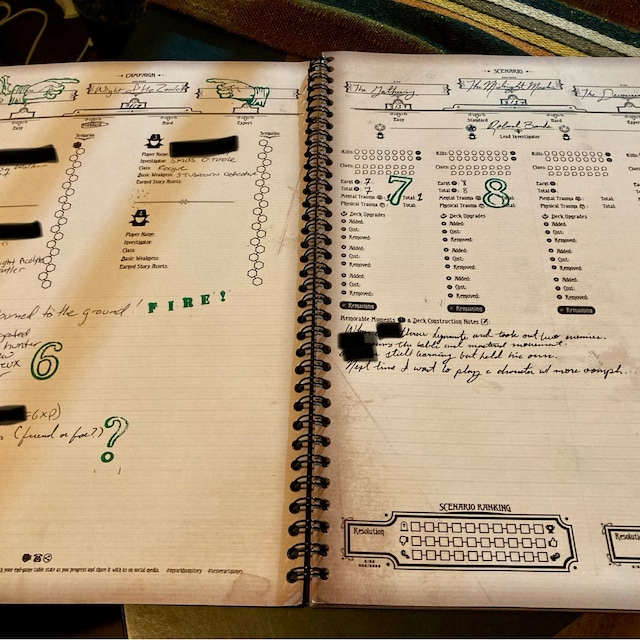 Investigators Journal - Campaign Log - Arkham Horror - Etsy Investigators Journal - Campaign Log - Arkham Horror - Etsy