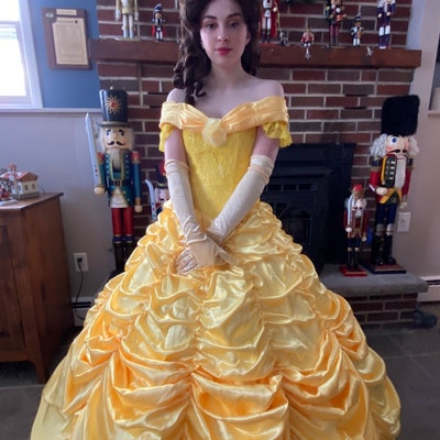 Belle Costume Inspired Princess Disney Belle Dress Adult - Etsy