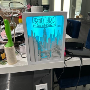 Bioshock-rapture Paper Cut Light Box *LIMITED* - Etsy
