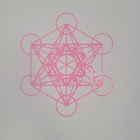 Metatron's Cube Sacred Geometry Symbol Vinyl CAR DECAL New Age Occult ...