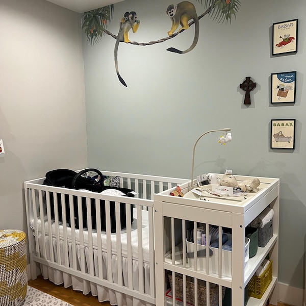 Safari Animals Fabric Wall Stickers: Life-size Jungle Nursery Decals - Etsy