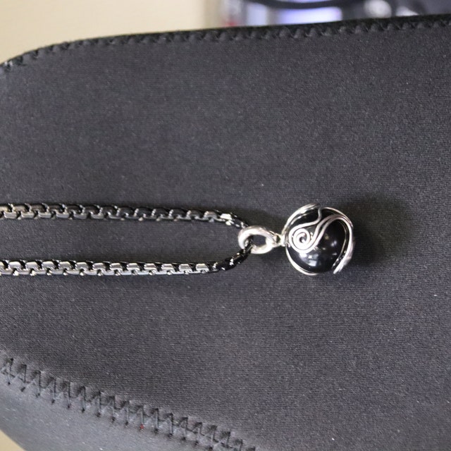 Final Fantasy VII Inspired Meteor / Black Materia Necklace - Etsy