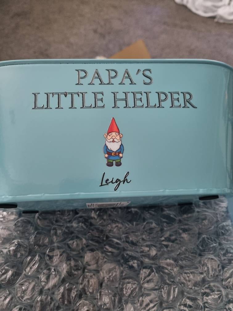 Fathers Day Gift, Fathers Day Gift For Grandad, Gift for Grandad, Personalised Plant Pot, Grandads Garden, Planter Box, Metal Planter,