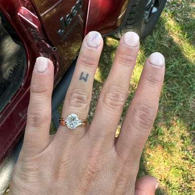 3MM Round Moissanite Open Notch Bubble Set Wedding Matching Band for ...