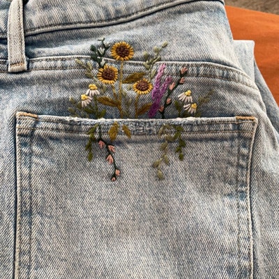 A Pocket Full of Posies Embroidery PDF & Pattern - Etsy