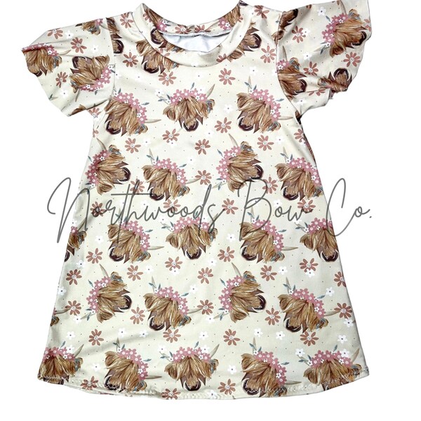 Butterfly Sleeve Dress Sewing Pattern • PDF Sewing Pattern • Baby Kid