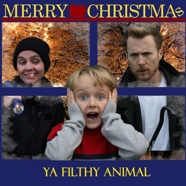 Home Alone Christmas Card, Funny Christmas Card Template, Photo Card