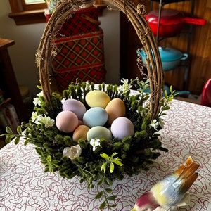 Decorative Ceramic Hen Easter Eggs 6 Pack - Etsy