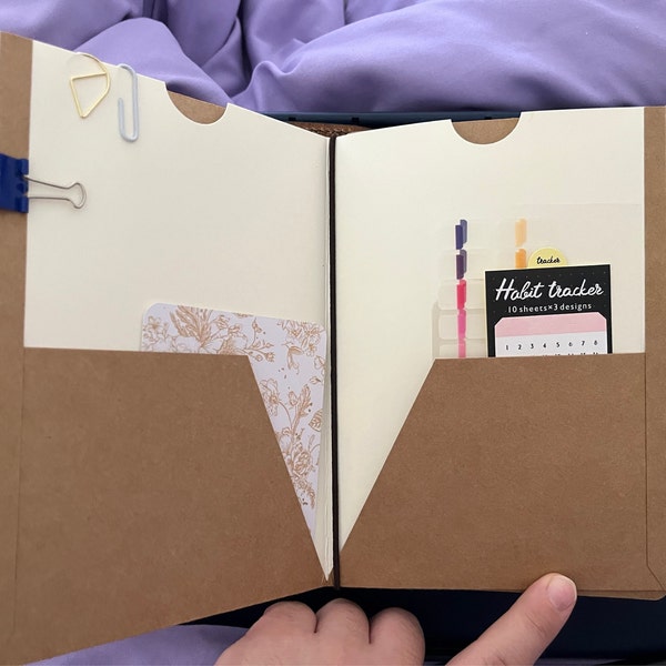 Traveler's Notebook Inserts--set of 5 Kraft Paper Traveler's Notebook ...