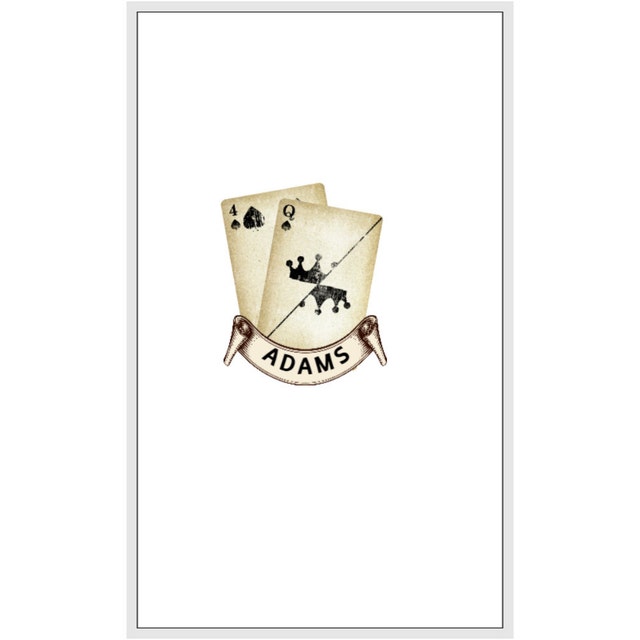 Playing Cards Blank Middle Digital File Customize It Yourself With