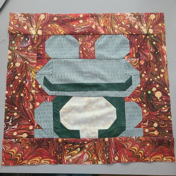 PDF Quilt Block Pattern – Frog – Animal Quilt - Etsy