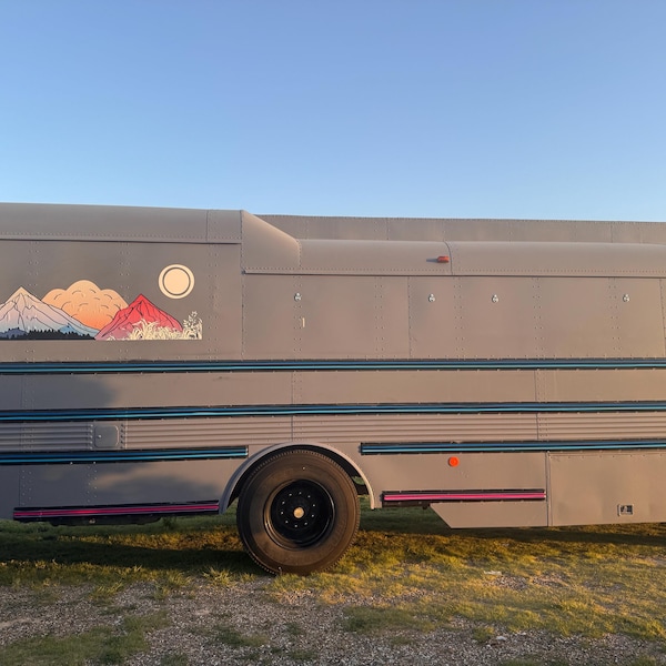 Nature Themed RV Decal for Motorhome - Camper Van Sticker - Mountain ...