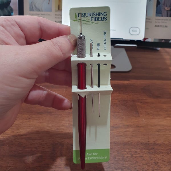 Paper Awl Plug Awl 3-in-1 Paper Embroidery Tool - Etsy