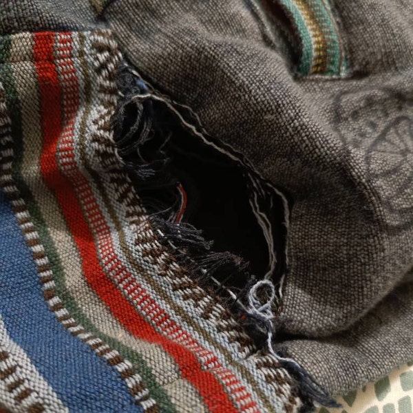 Spring Khaki Fleece Art Coat Men Zip Up Warm Patchwork Pockets main image 0