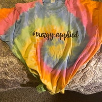minty rainbow tie dye