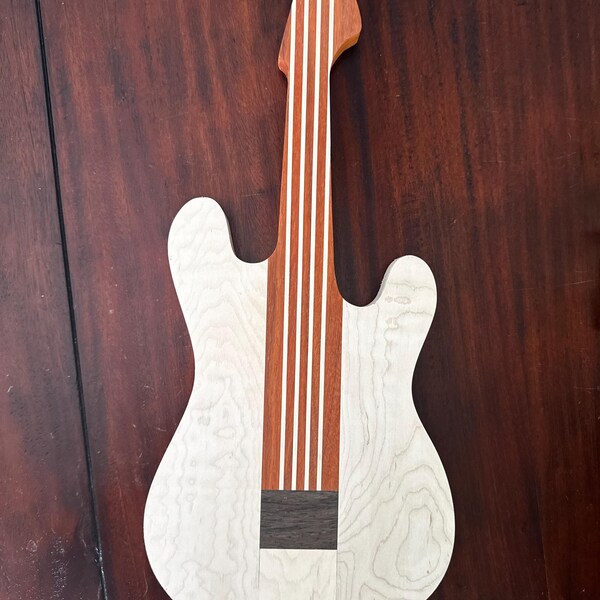 Guitar Serving Board Router Template (clear Acrylic) - Etsy