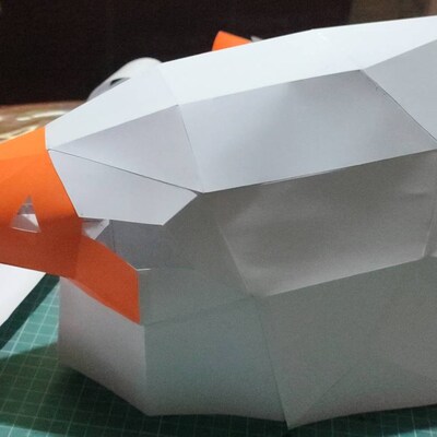 Eagle Mask, Falcon Mask DIY Paper Mask, Printable Template, Papercraft ...