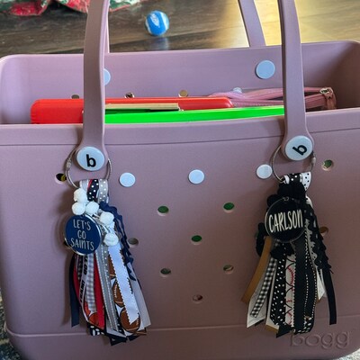 Pink Leopard Bogg Bag Tassel - Etsy