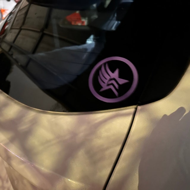 Adesivo In Vinile Mass Effect Paragon L 0156 (Grigio) - JDM Style, Transfer Di Alta Qualità ORACAL, Made In Germany