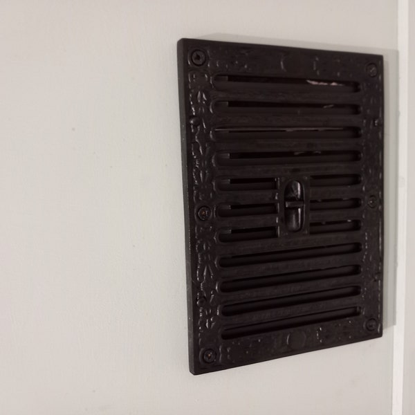 Ornate Vintage Victorian Style Rustic Ventilation Grille Wall Air Vent ...
