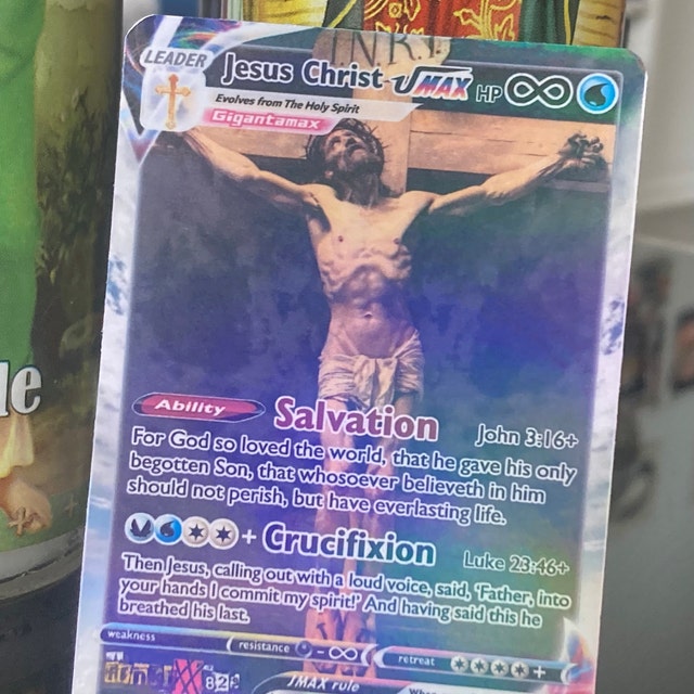 Jesus Christ Pokémon Card - Etsy