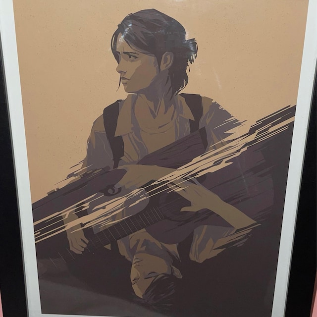 The last of us ellie Guitar Posters Poster for Sale by brentonclant