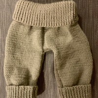 Snow Baby Pants Knitting Pattern Oversized Baby Trousers Knitting ...