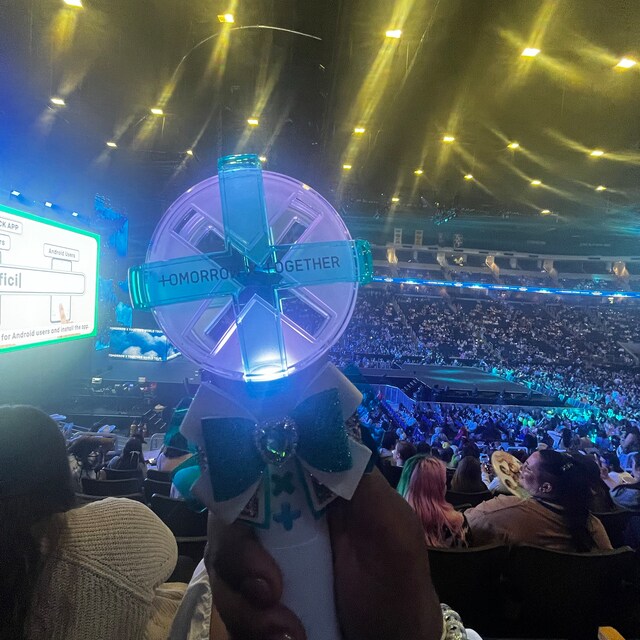 TXT MOABONG Tomorrow X Together Light Stick Leather Bow Kpop