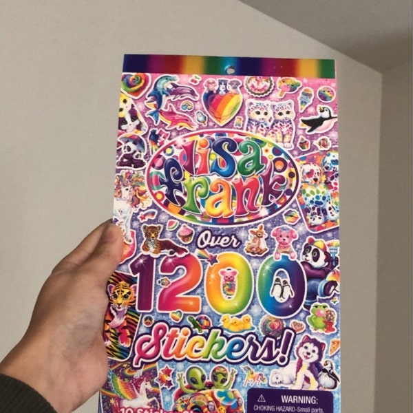 Lisa Frank Coloring & Activity Set With Fold Out Storage Case. Stickers ...