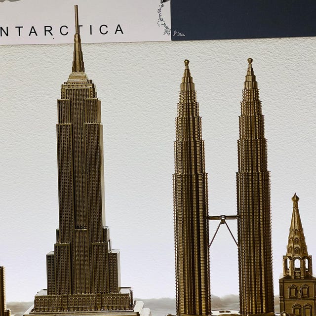 ペトロナスツインタワー模型ジオラマ - 建築ランドマークのレプリカ