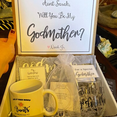 Personalised Godmother Magnetic Gift Box Australia