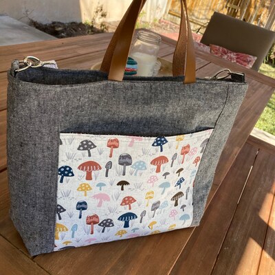 Portland Tote Pdf Sewing Pattern Bag Pattern Instant - Etsy