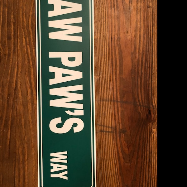Personalized Street Sign: Custom Green Metal Road Sign - Etsy
