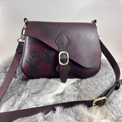 Small Crossbody Bag Leather Pattern PDF, Small Saddle Bag Digital ...