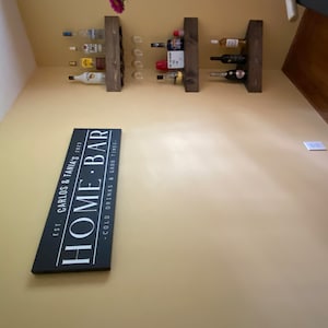 Home Bar Sign for Home Bar Personalized Bar & Lounge Sign Modern Bar ...