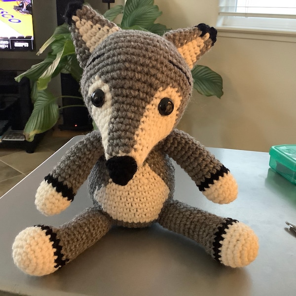 Crochet Pattern Wolf - Amigurumi - Instant Download Pdf - Etsy