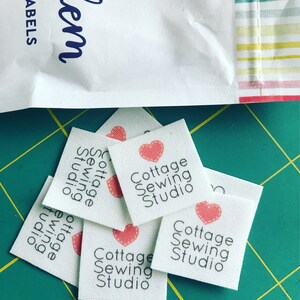 Iron on or Sew on Label Set Fabric Label Sewing Label - Etsy