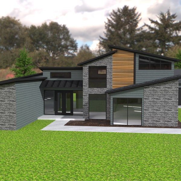 House Design Rendering Visualization 3D Rendering Service, House Renderings, Exterior Renderings, House ...